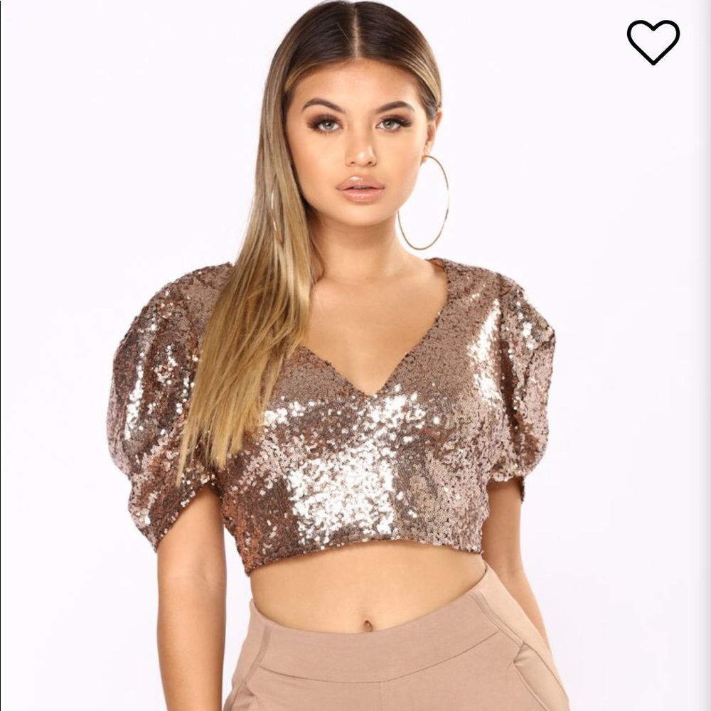 Brilliant shine top bronze color